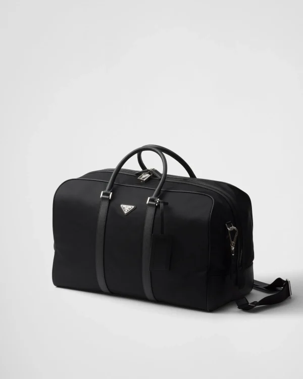 Travel Bags | Travel Bags*Prada Re-Nylon and Saffiano leather duffel bag Black