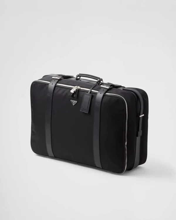 Travel Bags | Travel Bags*Prada Re-Nylon and Saffiano leather suitcase Black