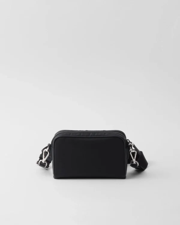 Messenger Bags*Prada Re-Nylon and Saffiano leather shoulder bag Black