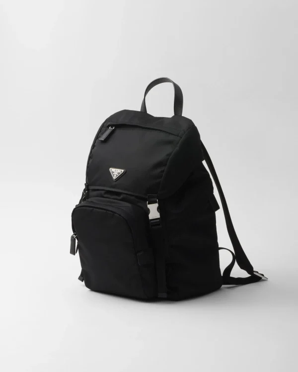 Backpacks And Belt Bags | Backpacks And Belt Bags*Prada Re-Nylon and Saffiano leather backpack Black