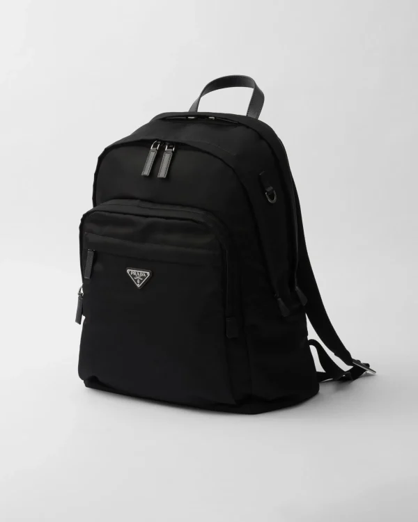 Backpacks And Belt Bags | Backpacks And Belt Bags*Prada Re-Nylon and Saffiano leather backpack Black