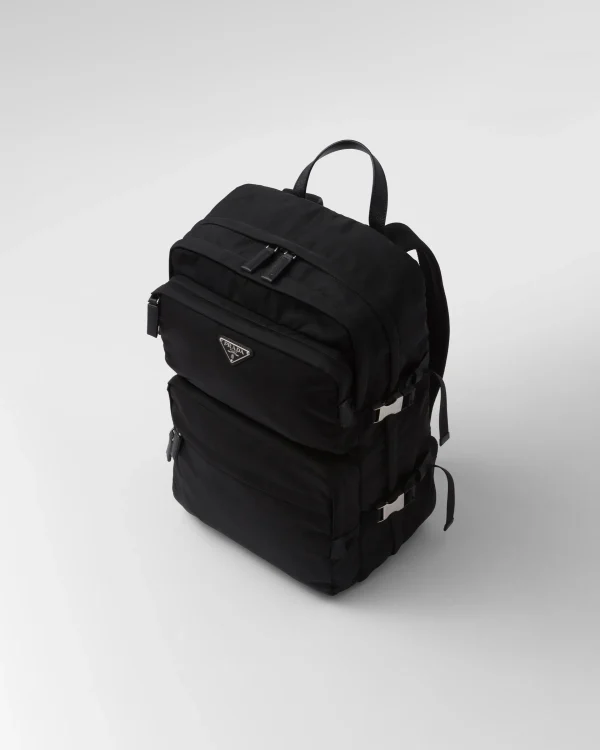 Backpacks And Belt Bags | Backpacks And Belt Bags*Prada Re-Nylon and Saffiano leather backpack Black