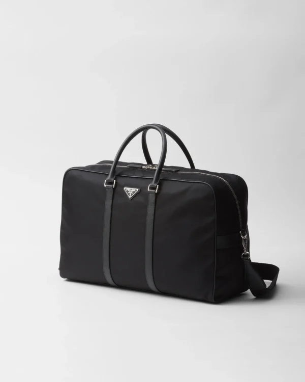 Travel Bags | Travel Bags*Prada Re-Nylon and Saffiano leather duffel bag Black