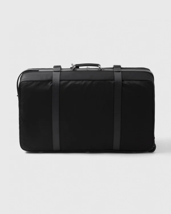 Luggage And Carry On | Travel Bags*Prada Re-Nylon and Saffiano leather suitcase Black