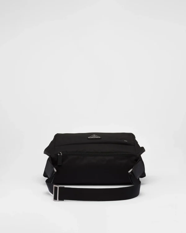 Messenger Bags*Prada Re-Nylon and Saffiano leather shoulder bag Black