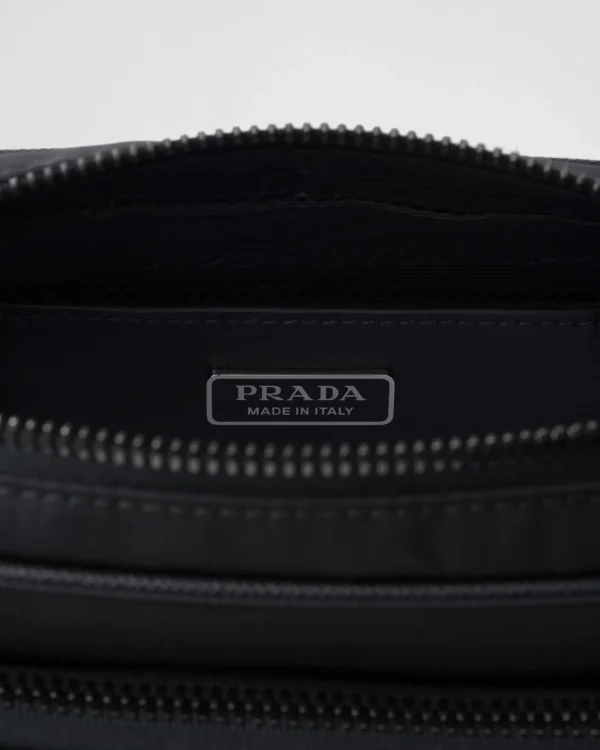 Messenger Bags*Prada Re-Nylon and Saffiano leather shoulder bag Black