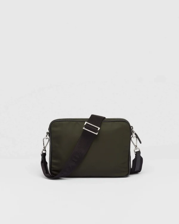 Messenger Bags*Prada Re-Nylon and Saffiano leather shoulder bag Tundra