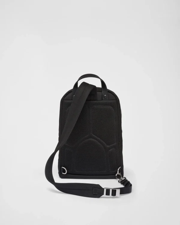 Backpacks And Belt Bags*Prada Re-Nylon and Saffiano leather backpack Black