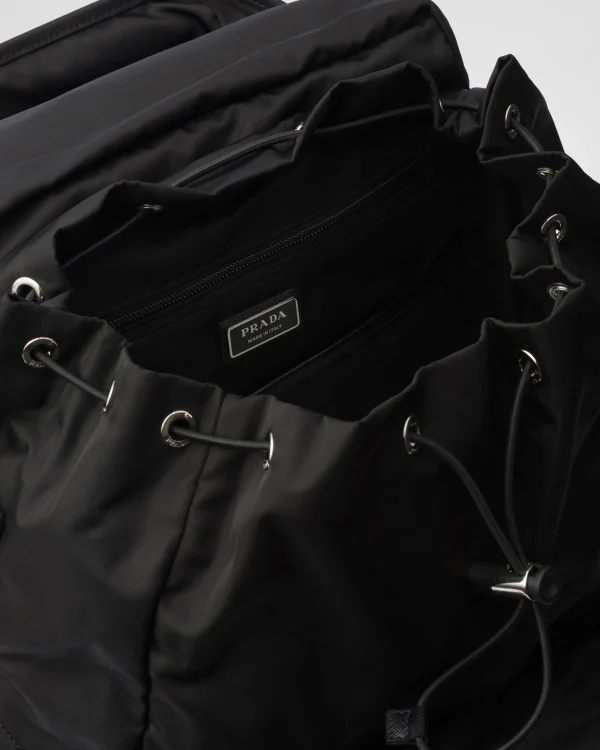 Backpacks And Belt Bags | Backpacks And Belt Bags*Prada Re-Nylon and Saffiano leather backpack Black