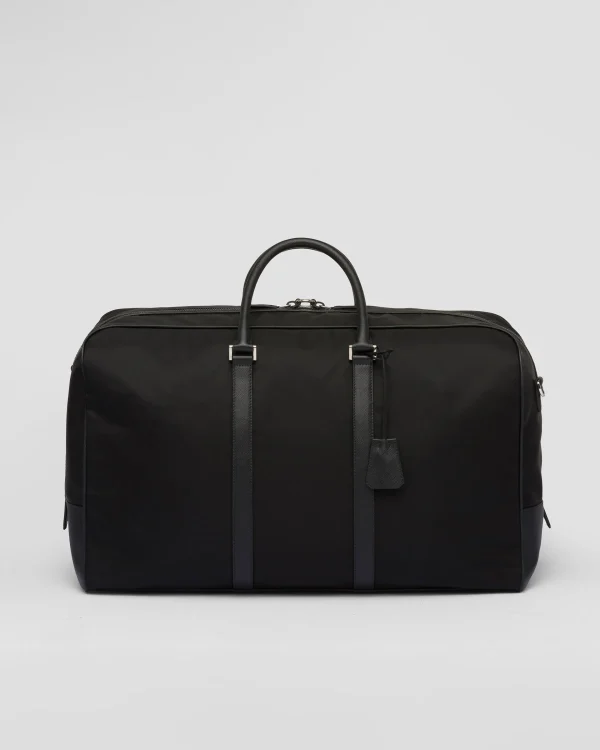 Travel Bags | Travel Bags*Prada Re-Nylon and Saffiano leather duffle bag Black