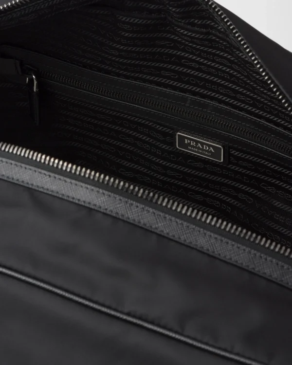 Travel Bags | Travel Bags*Prada Re-Nylon and Saffiano leather duffel bag Black