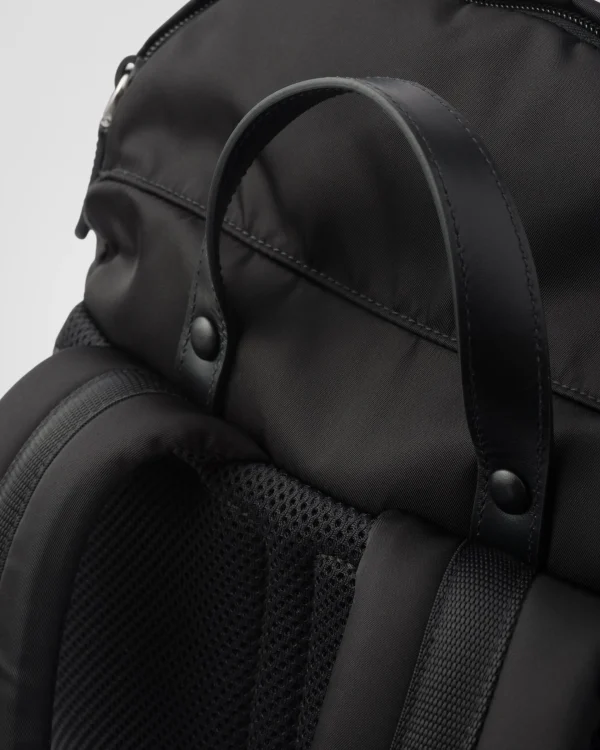 Backpacks And Belt Bags | Backpacks And Belt Bags*Prada Re-Nylon and Saffiano leather backpack Black