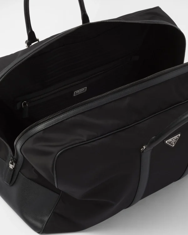 Travel Bags | Travel Bags*Prada Re-Nylon and Saffiano leather duffle bag Black