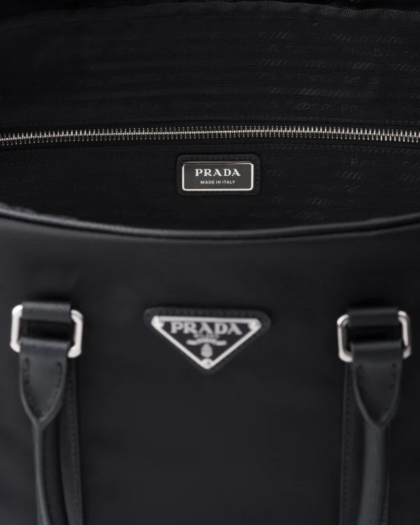 Travel Bags | Travel Bags*Prada Re-Nylon and Saffiano leather duffel bag Black