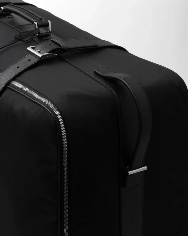 Luggage And Carry On | Travel Bags*Prada Re-Nylon and Saffiano leather suitcase Black