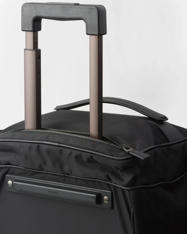 Luggage And Carry On | Luggage And Carry On*Prada Re-Nylon and Saffiano leather trolley Black