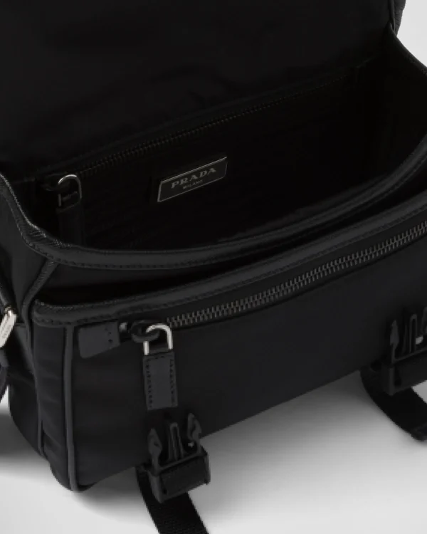 Messenger Bags | Shoulder Bags*Prada Re-Nylon and Saffiano leather shoulder bag Black