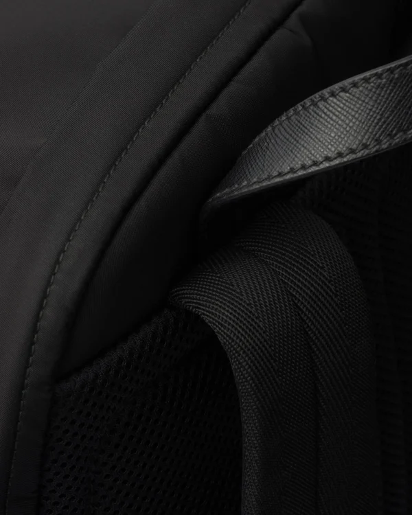 Backpacks And Belt Bags | Backpacks And Belt Bags*Prada Re-Nylon and Saffiano leather backpack Black