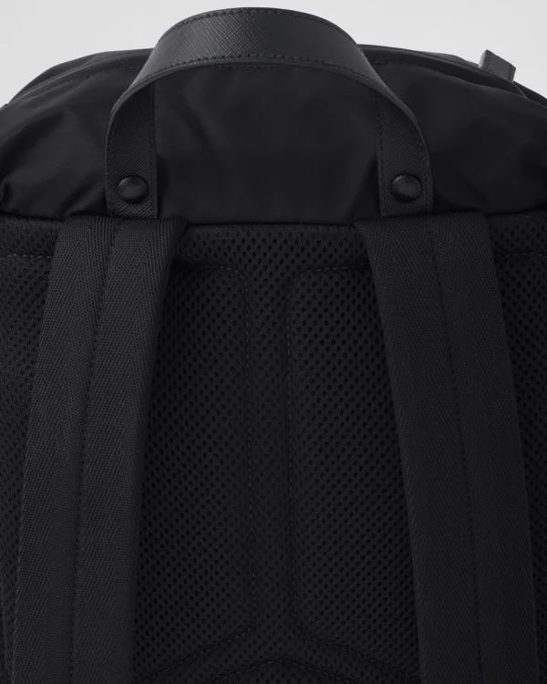 Backpacks And Belt Bags | Backpacks And Belt Bags*Prada Re-Nylon and Saffiano leather backpack Black