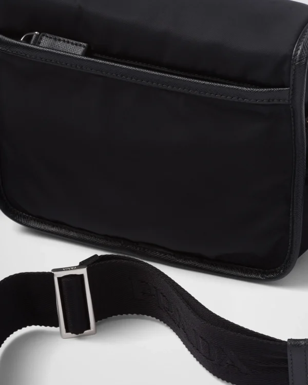 Messenger Bags | Shoulder Bags*Prada Re-Nylon and Saffiano leather shoulder bag Black