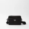 Messenger Bags*Prada Re-Nylon and Saffiano shoulder bag Black