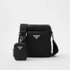 Messenger Bags*Prada Re-Nylon and Saffiano shoulder bag Black