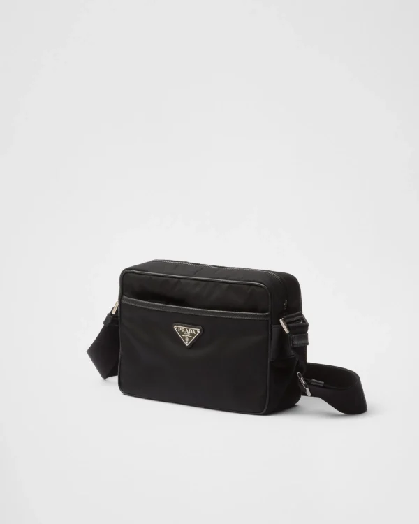 Messenger Bags*Prada Re-Nylon and Saffiano shoulder bag Black