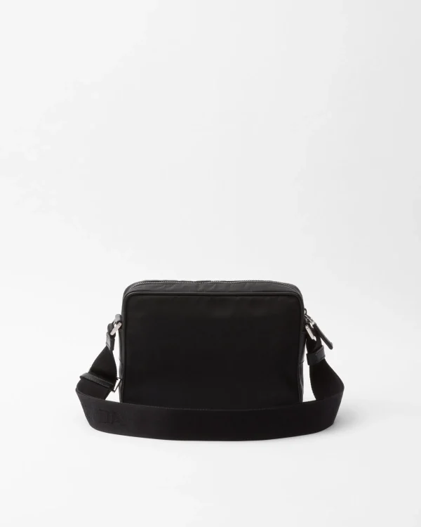 Messenger Bags*Prada Re-Nylon and Saffiano shoulder bag Black