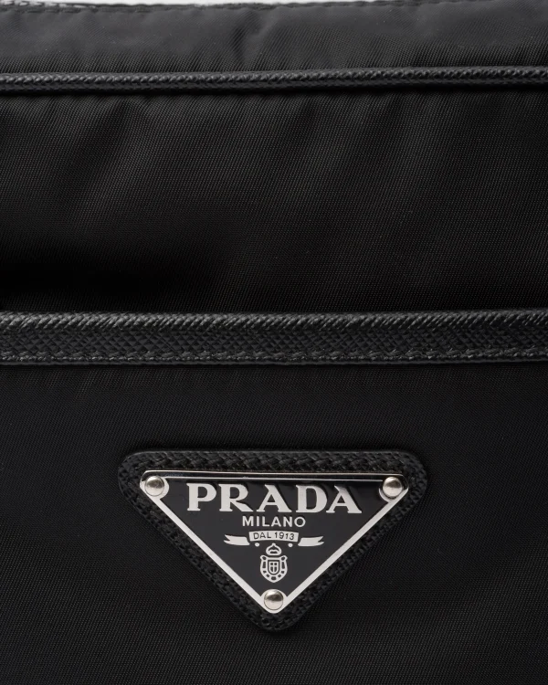 Messenger Bags*Prada Re-Nylon and Saffiano shoulder bag Black