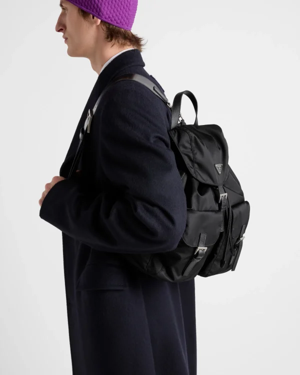 Backpacks And Belt Bags*Prada Re-Nylon backpack Black