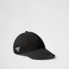 Hats And Gloves*Prada Re-Nylon baseball cap Black