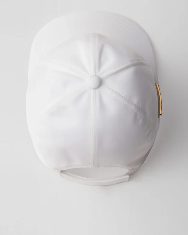 Hats And Gloves*Prada Re-Nylon baseball cap White