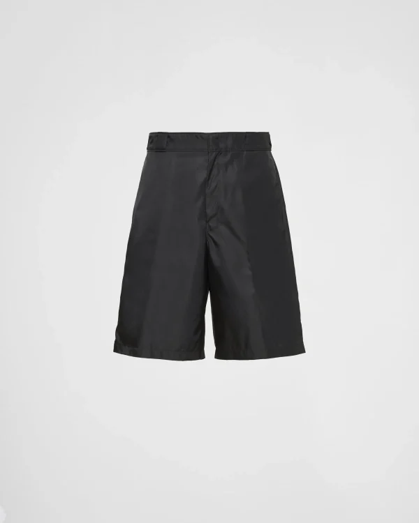 Trousers And Bermudas*Prada Re-Nylon Bermudas Black