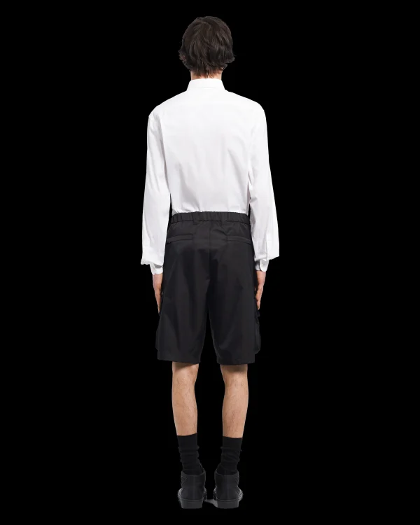 Trousers And Bermudas*Prada Re-Nylon Bermudas Black