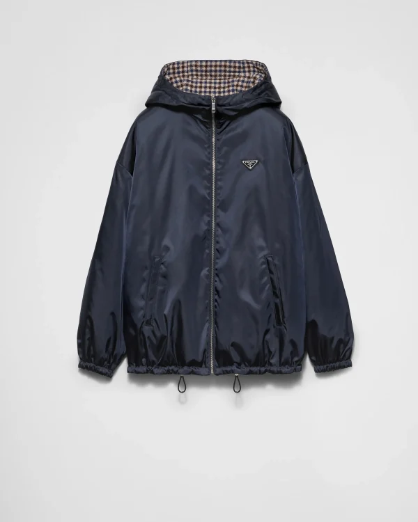 Outerwear*Prada Re-Nylon blouson jacket Blue