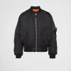 Outerwear*Prada Re-Nylon bomber jacket Black