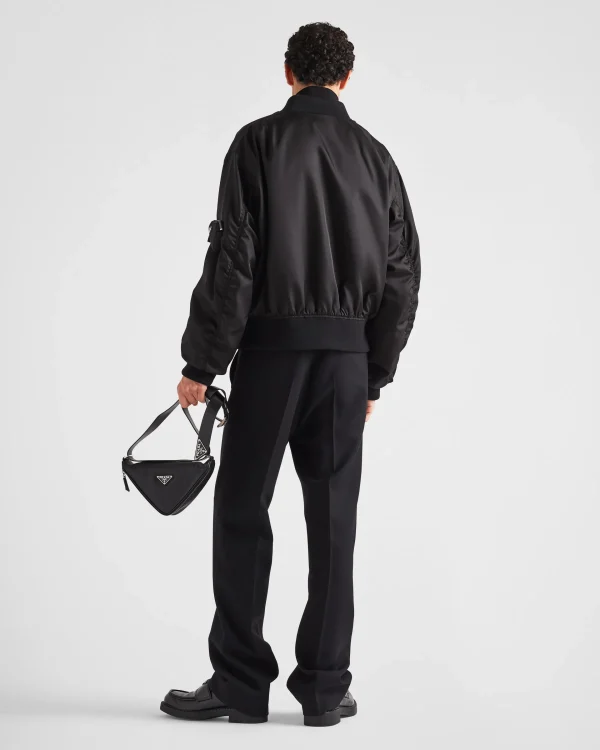 Outerwear*Prada Re-Nylon bomber jacket Black