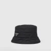 Hats And Gloves*Prada Re-Nylon bucket hat Black