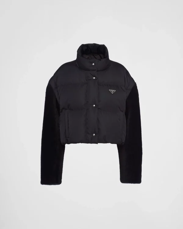 Outerwear*Prada Re-Nylon down jacket Black