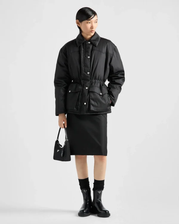 Outerwear*Prada Re-Nylon down jacket Black