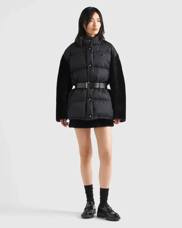 Outerwear*Prada Re-Nylon down jacket Black