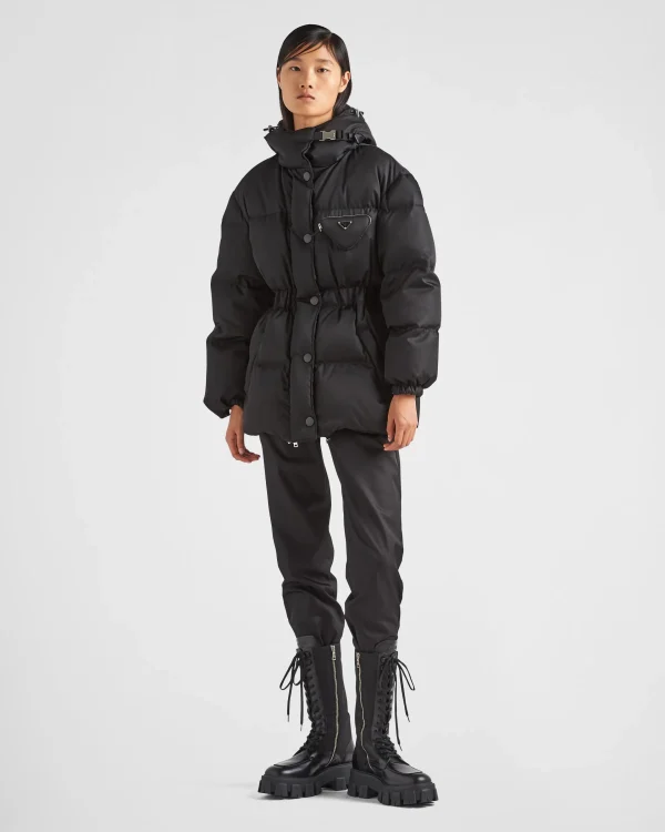 Outerwear*Prada Re-Nylon down jacket Black