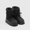 Boots*Prada Re-Nylon gabardine après ski booties Black