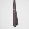 Ties And Bow Ties*Prada Re-Nylon gabardine tie Irongray