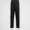 Trousers And Bermudas*Prada Re-Nylon joggers Black