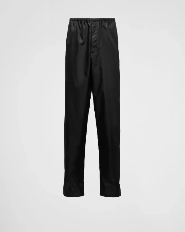 Trousers And Bermudas*Prada Re-Nylon joggers Black