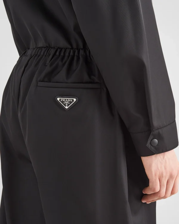 Trousers And Bermudas*Prada Re-Nylon joggers Black