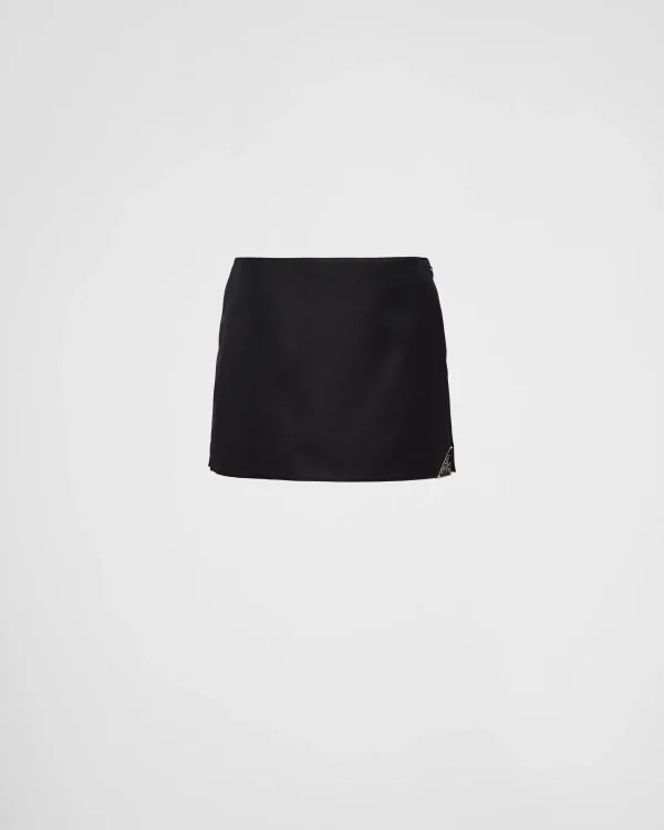 Skirts*Prada Re-Nylon miniskirt Black