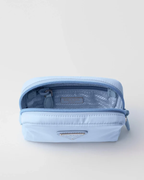 Pouches*Prada Re-Nylon necessaire Lightblue