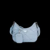 Shoulder Bags | Shoulder Bags*Prada Re-Nylon padded hobo bag Lightblue